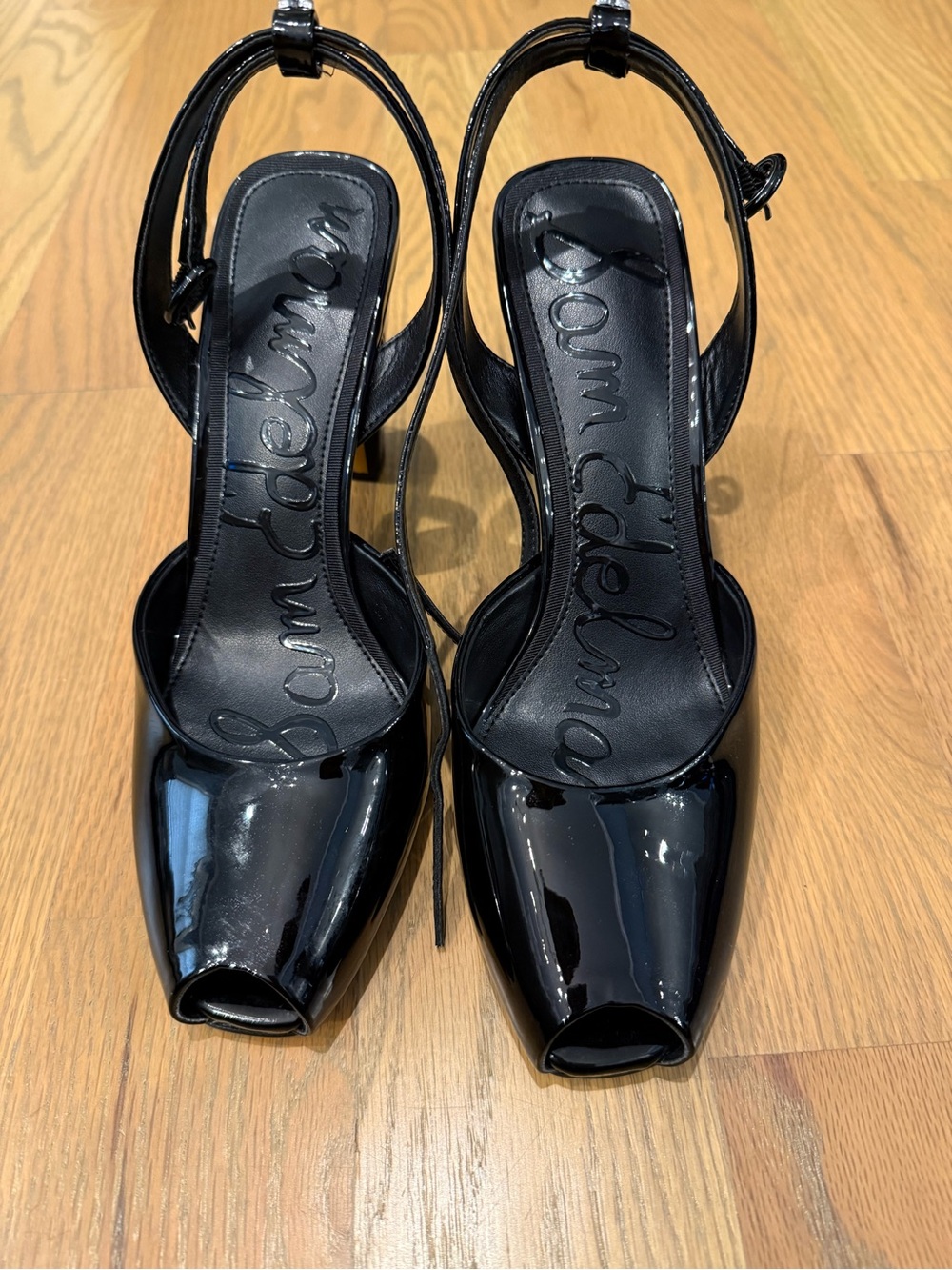 Sam Edelman Wrenna Peep-Toe Slingback Heels 8.5